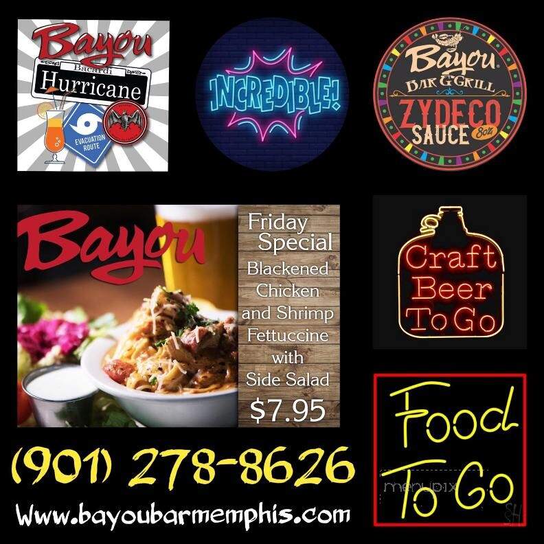 Bayou Bar & Grill - Memphis, TN