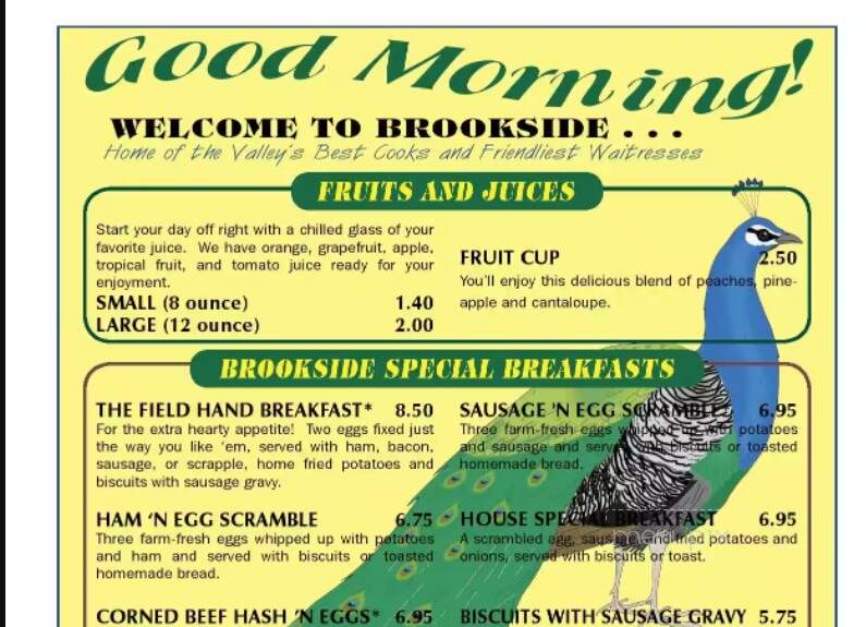 Brookside Restaurant - Luray, VA