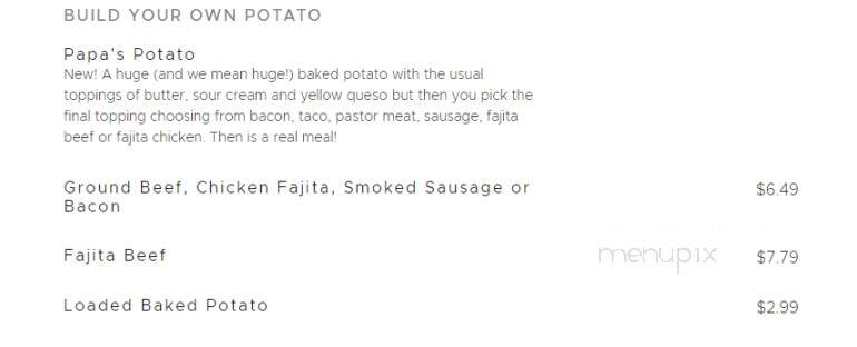 Poblano's Mexican Cafe - Nashville, AR menu_pic
