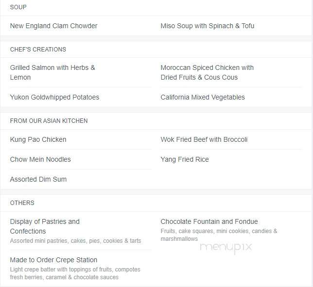 Cima - City Of Industry, CA menu_pic