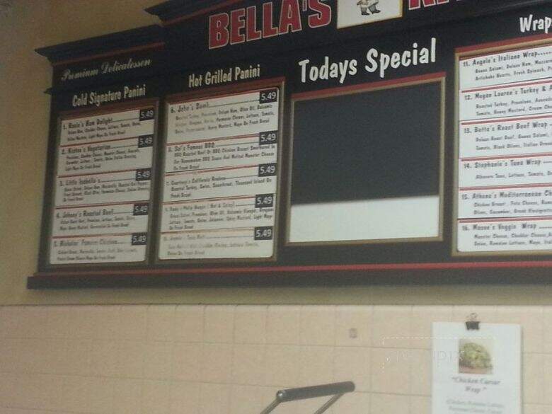 Bella's Kitchen - Orange, CA menu_pic