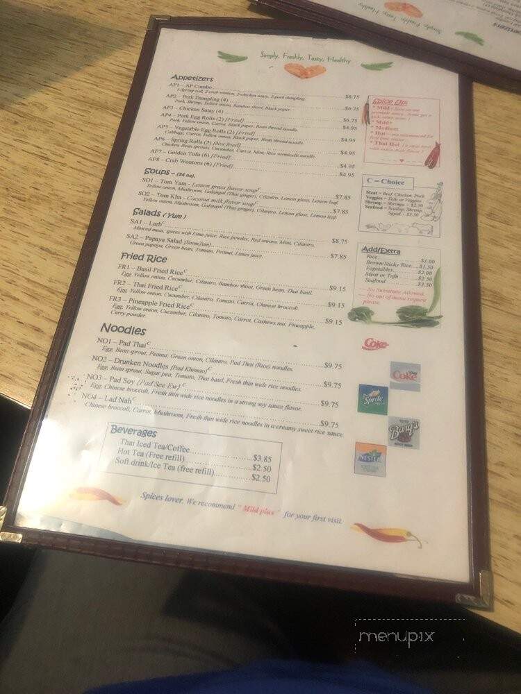 U S Thai Cafe - Edgewater, CO menu_pic