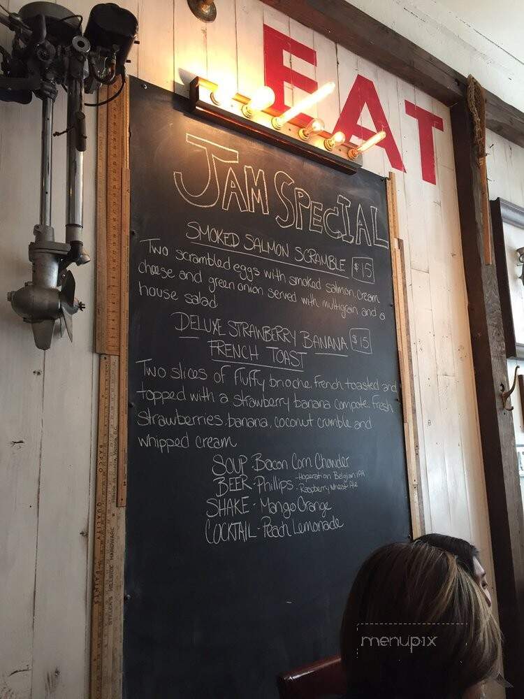 Jam Cafe - Victoria, BC menu_pic