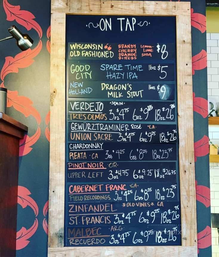 The Ruby Tap - Mequon, WI menu_pic