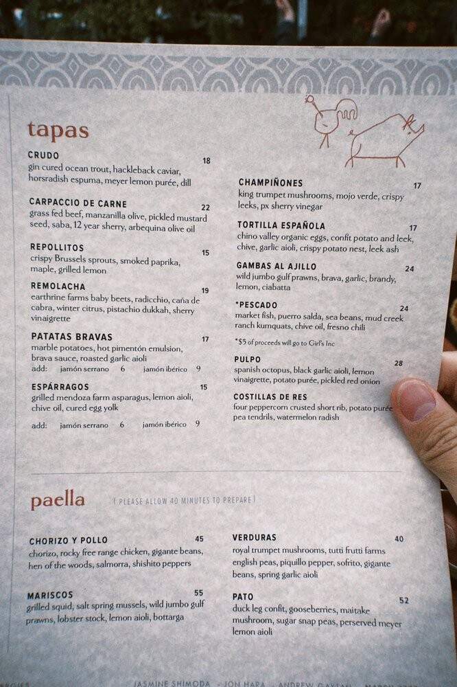 Loquita - Santa Barbara, CA menu_pic