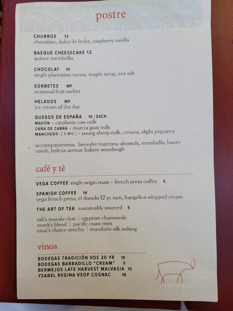 Loquita - Santa Barbara, CA menu_pic