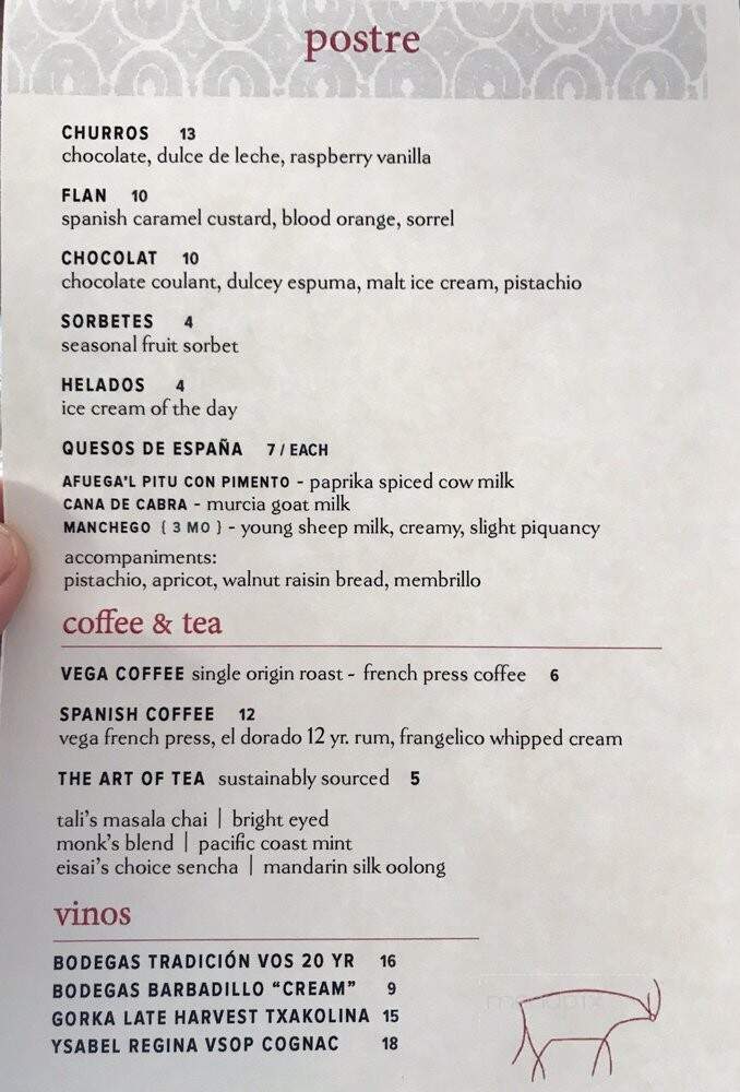 Loquita - Santa Barbara, CA menu_pic