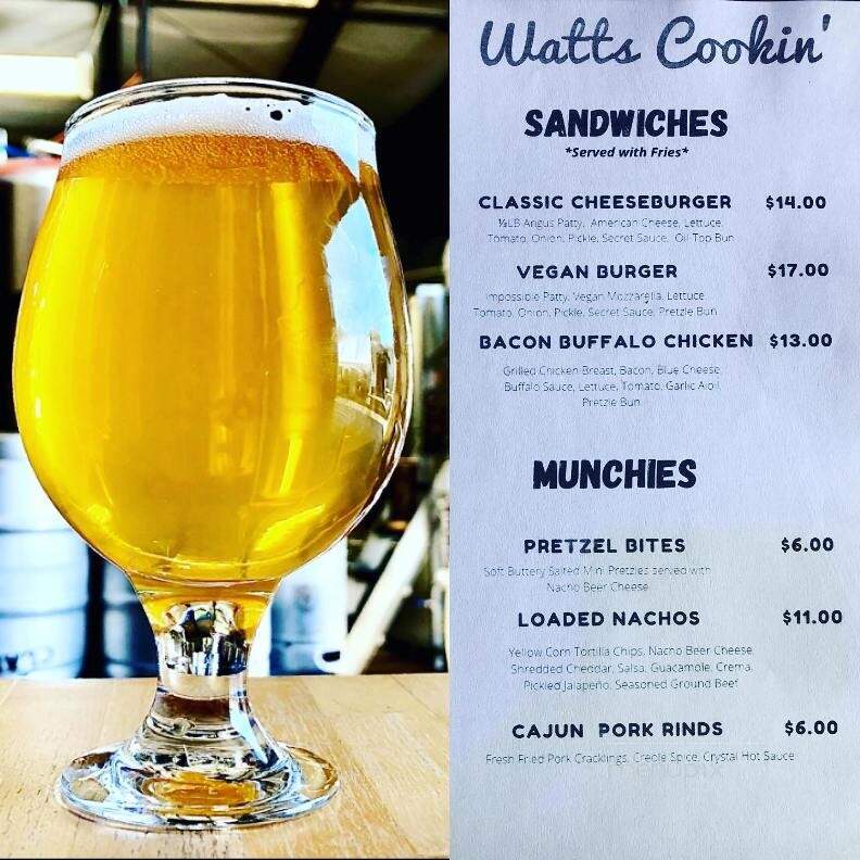 Claimstake Brewing - Rancho Cordova, CA menu_pic
