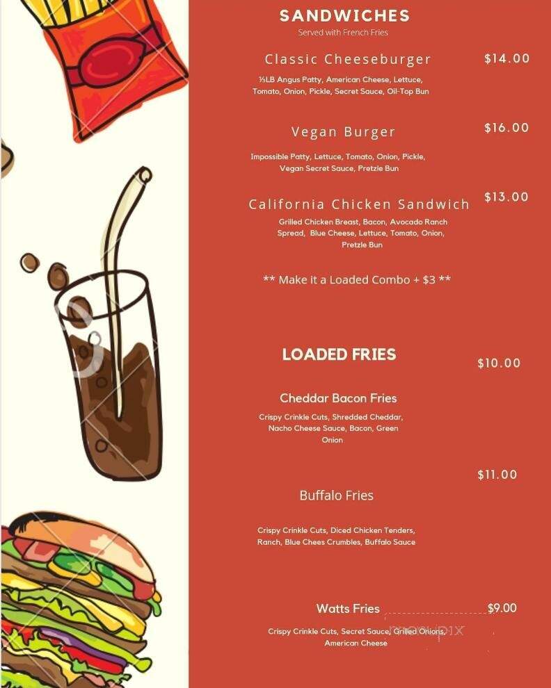 Claimstake Brewing - Rancho Cordova, CA menu_pic