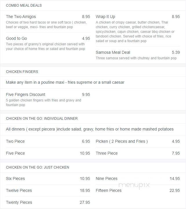 Royal Canadian 3 For 1 Pizza Plus - Port Alberni, BC menu_pic
