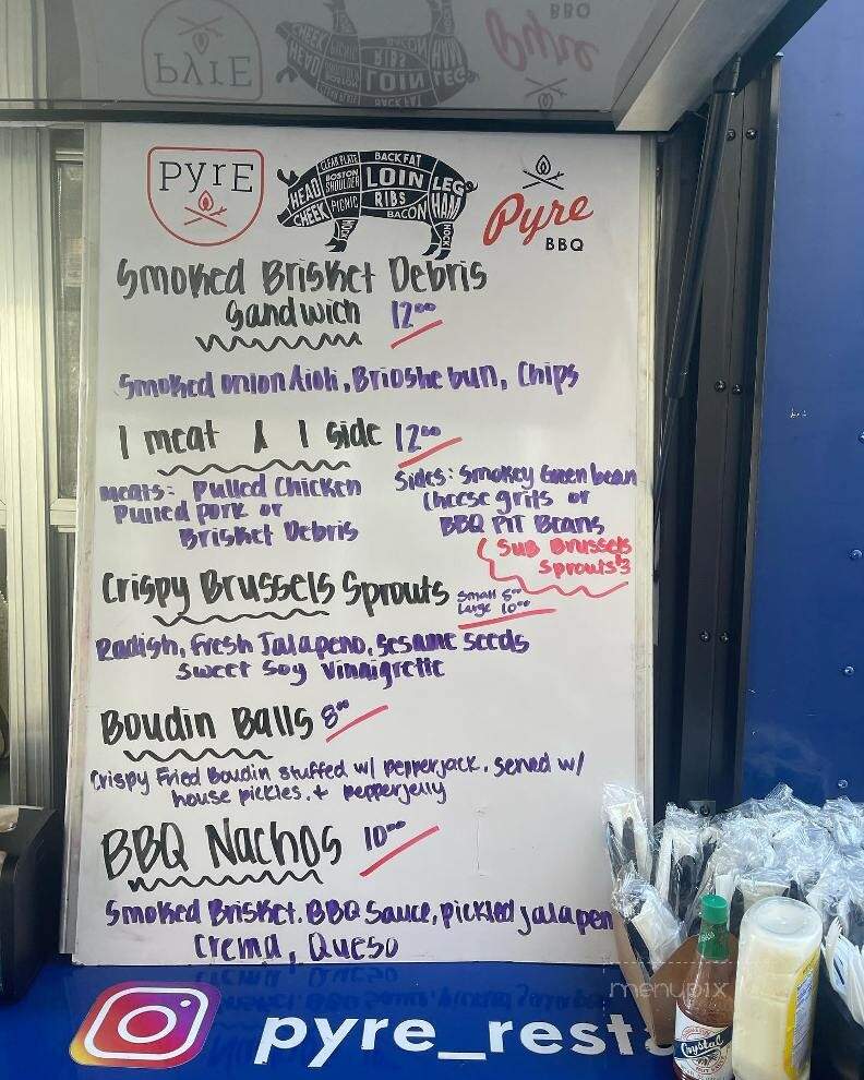 Pyre Provisions - Covington, LA menu_pic