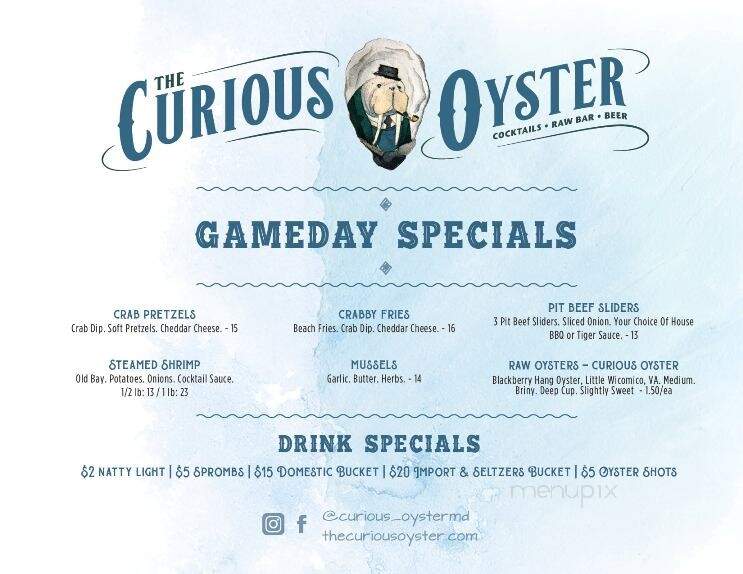 The Curious Oyster - Nottingham, MD
