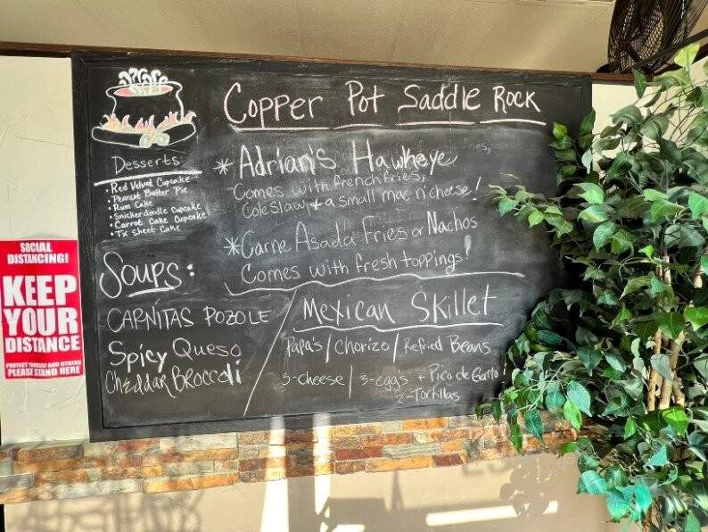 The Copper Pot Saddlerock - Aurora, CO menu_pic