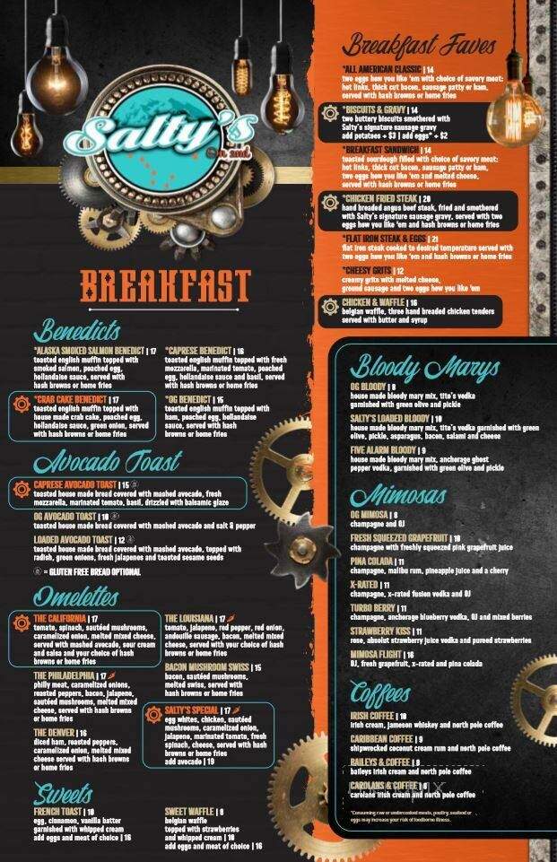 Salty's on Second - Fairbanks, AK menu_pic