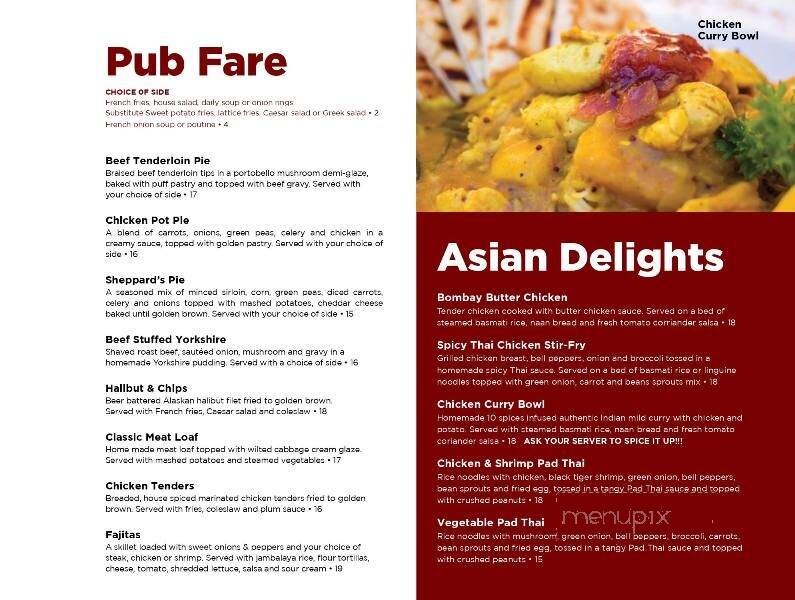 One Eyed Jack Pub & Grill - Oshawa, ON menu_pic