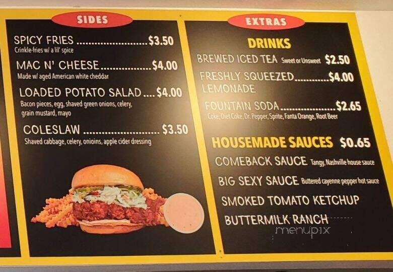 Jay Bird's Chicken - Sedona, AZ menu_pic