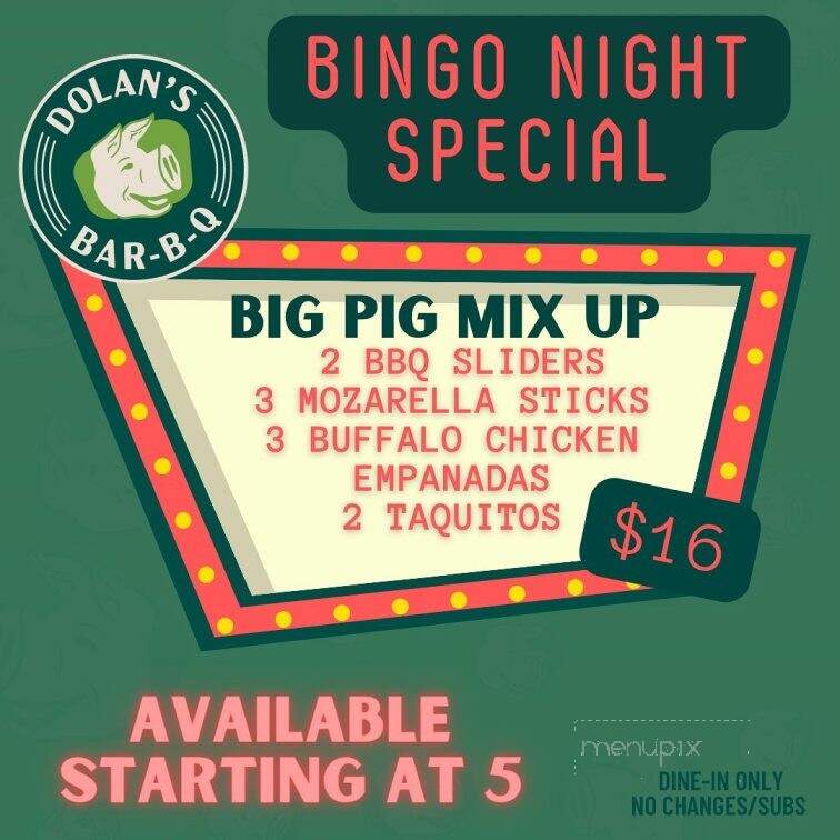 Dolans BBQ - Statesboro, GA menu_pic