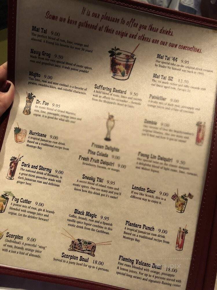 House Of Foong Lin - Bethesda, MD menu_pic