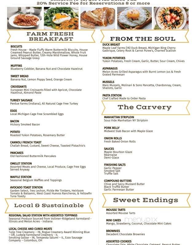 Odyssey Sweet Spot - Tinley Park, IL menu_pic