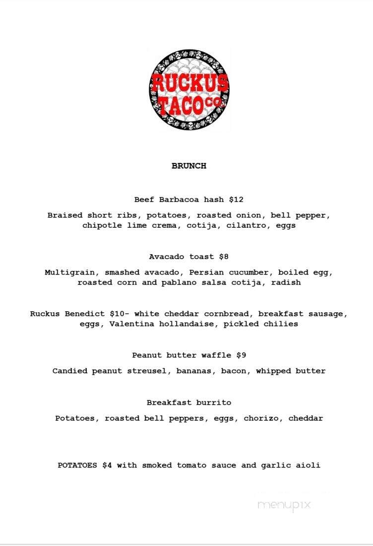 Baffin Brewing Company - Saint Clair Shores, MI menu_pic