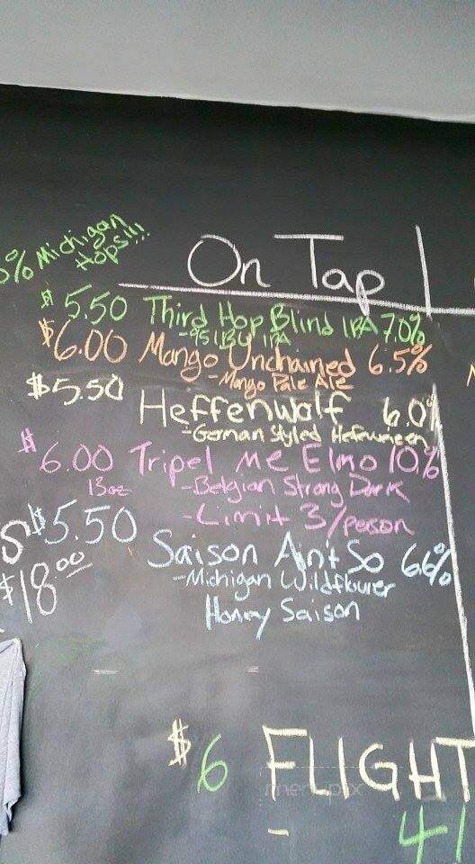 Baffin Brewing Company - Saint Clair Shores, MI menu_pic