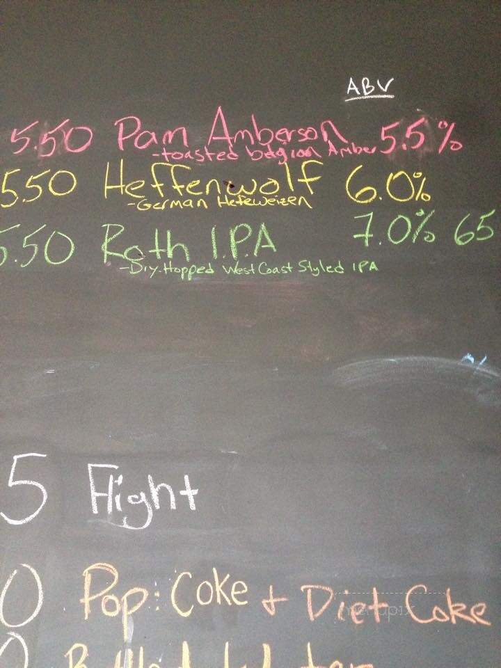 Baffin Brewing Company - Saint Clair Shores, MI menu_pic