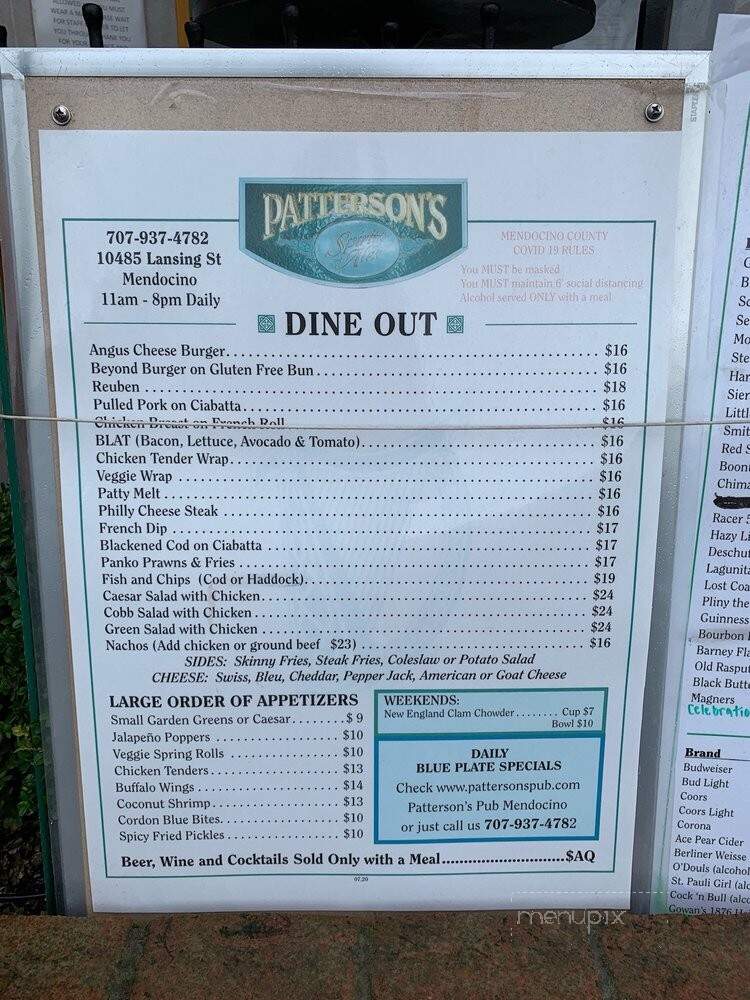 Pattersons Pub - Mendocino, CA