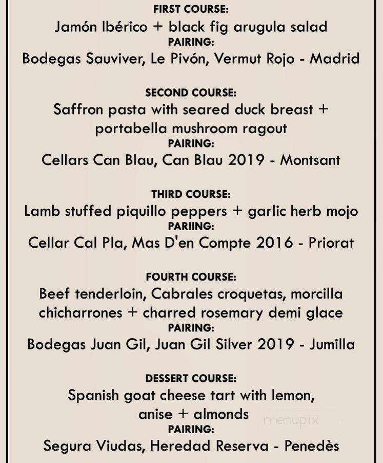 Taberna la Boca - Santa Fe, NM menu_pic
