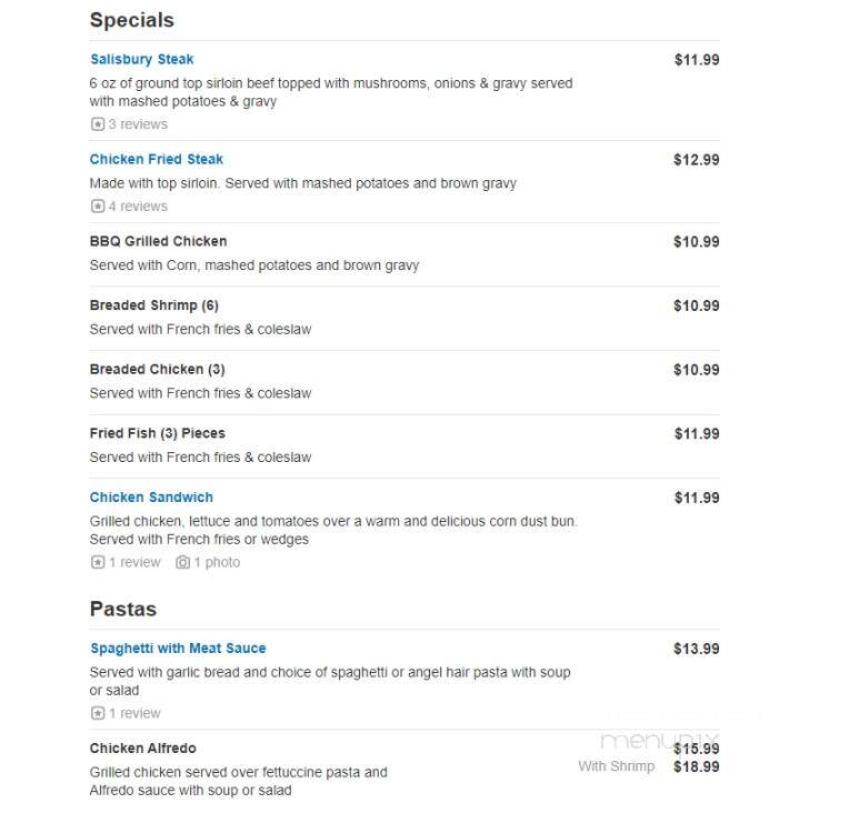 Pablo's Steaks and More - Benson, AZ menu_pic