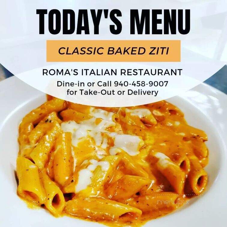 Romas Italian Restaurant - Sanger, TX