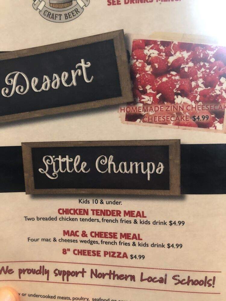 Champs Pizza - Thornville, OH menu_pic