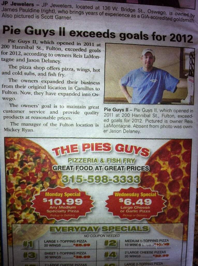 The Pies Guys Pizzeria & Fish Fry - North Syracuse, NY