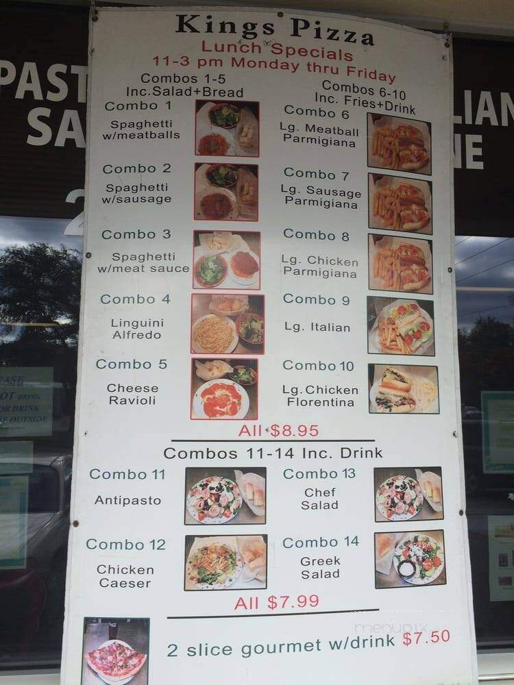 Kings Pizza - Ladson, SC menu_pic