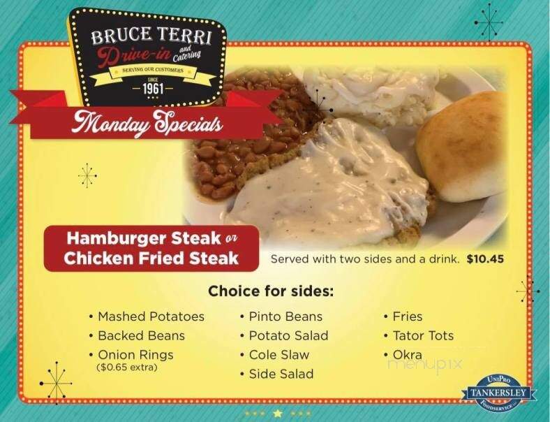 Bruce Terri Drive-In & Catering - Barling, AR menu_pic