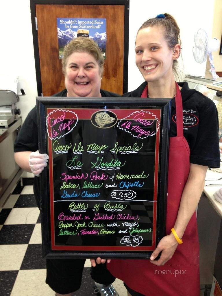 Christopher's Deli & Catering - Mount Holly, NJ menu_pic