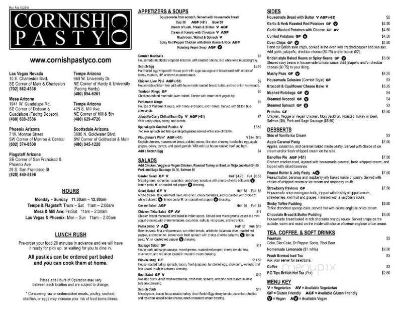 Cornish Pasty Co. - Mesa, AZ