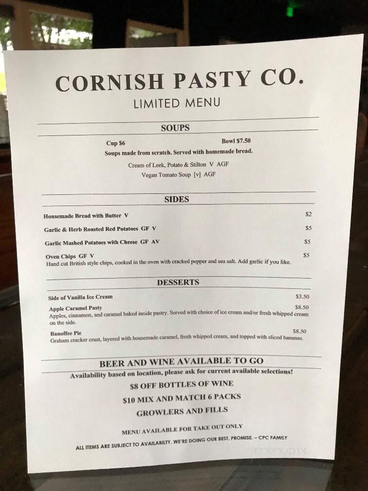 Cornish Pasty Co. - Mesa, AZ