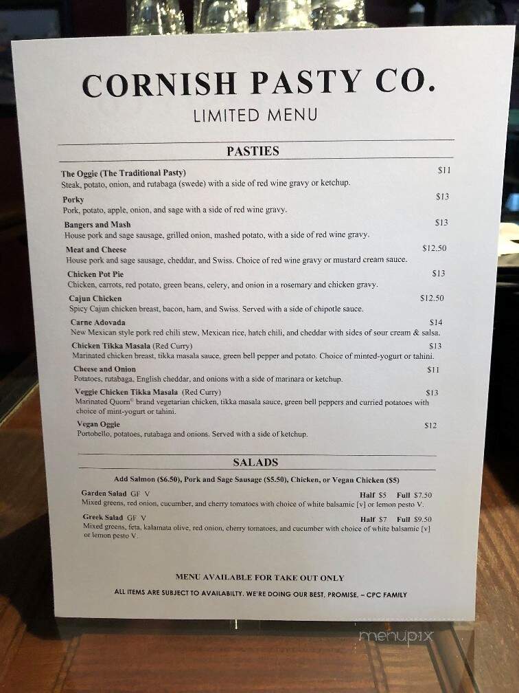 Cornish Pasty Co. - Mesa, AZ