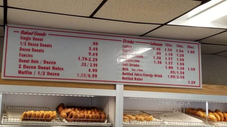 Sweetwater's Donut Mill - Battle Creek, MI menu_pic