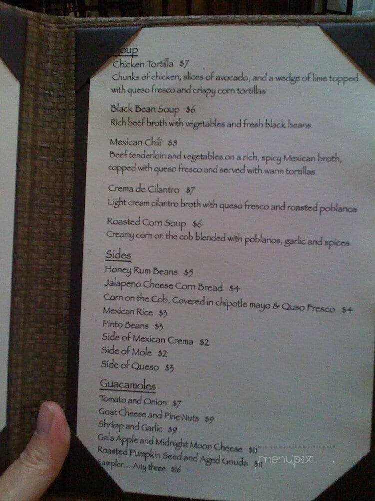 Agave - Lewes, DE menu_pic