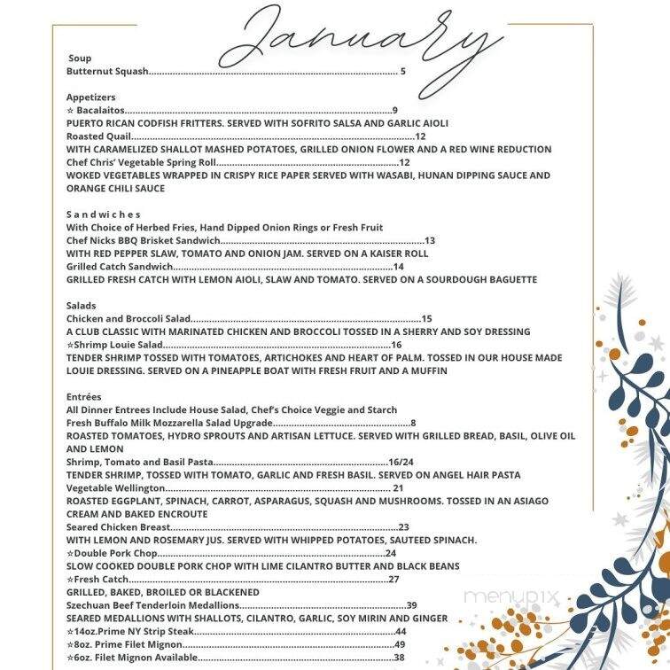 Club Continental - Orange Park, FL menu_pic
