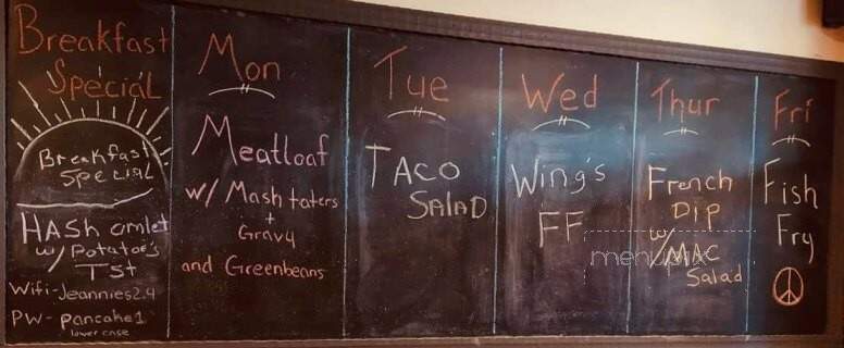 Jeannie's Place - Eustis, FL menu_pic