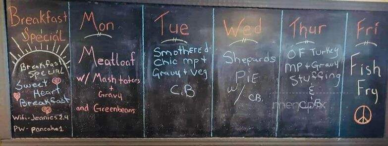 Jeannie's Place - Eustis, FL menu_pic