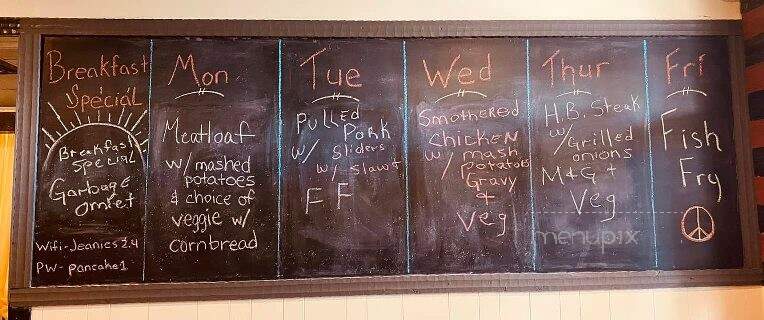 Jeannie's Place - Eustis, FL menu_pic