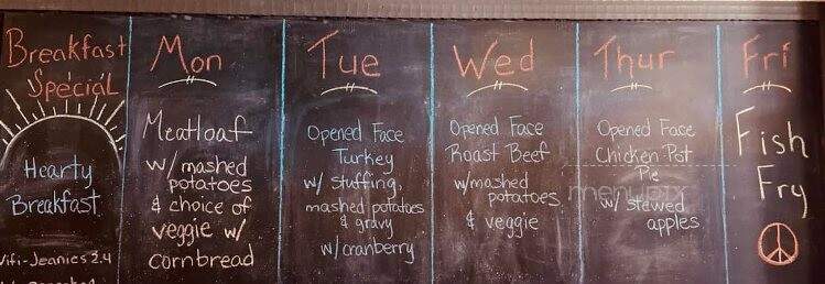 Jeannie's Place - Eustis, FL menu_pic