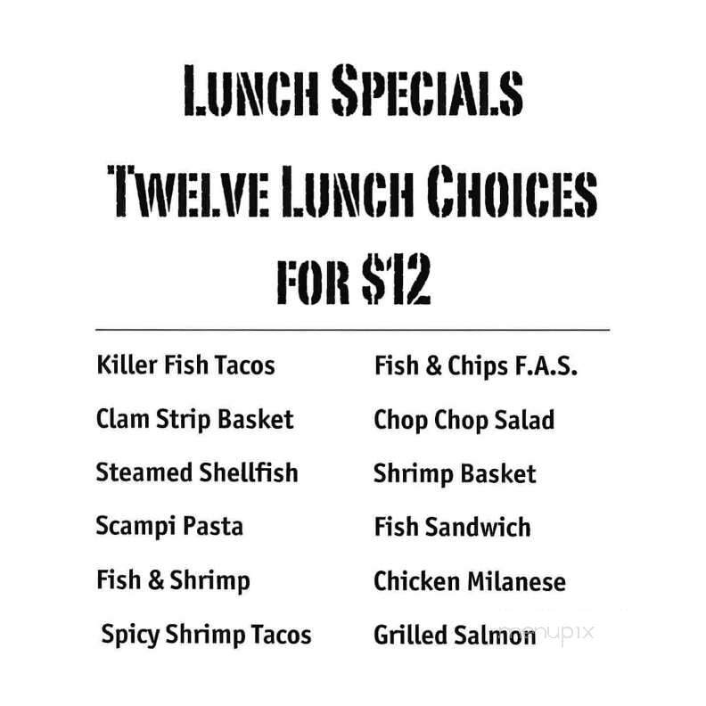 New England Seafood Restaurant - Jensen Beach, FL menu_pic