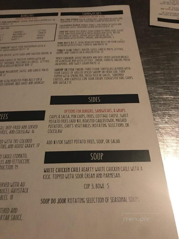Lodo Co - Portage, MI menu_pic