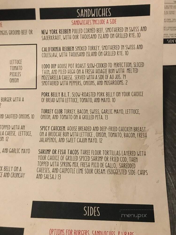 Lodo Co - Portage, MI menu_pic