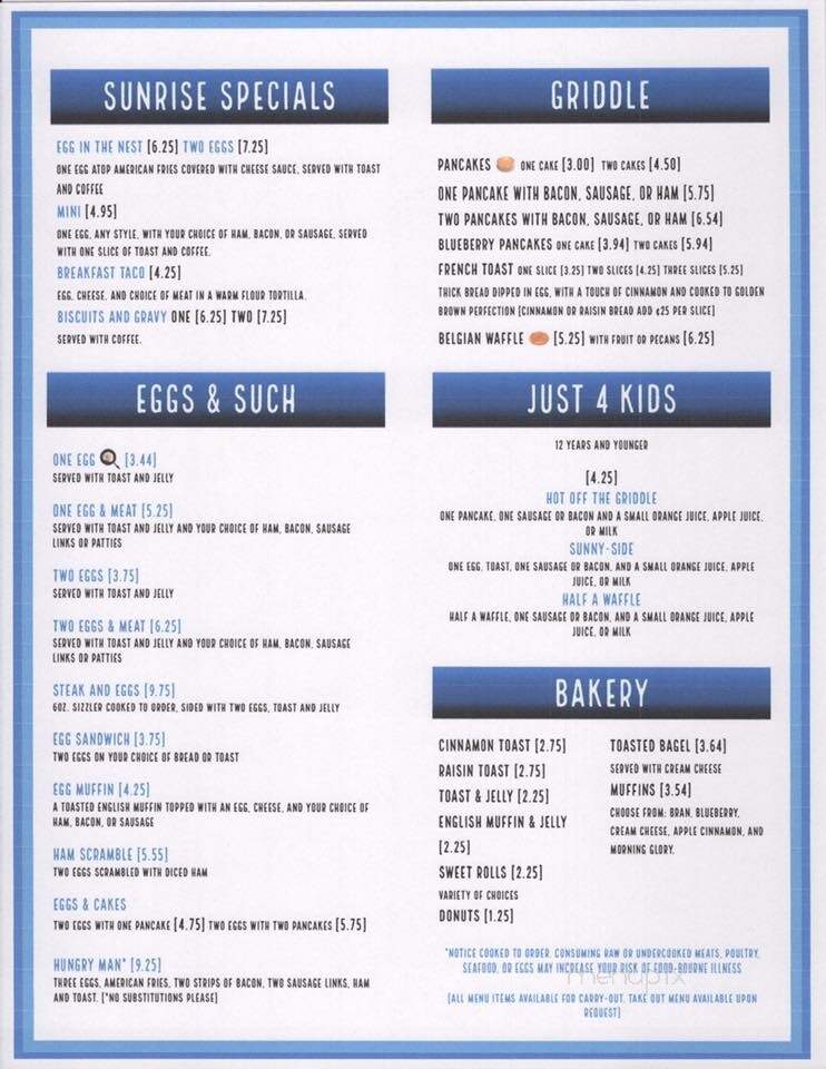 Community Restaurant - Zeeland, MI menu_pic