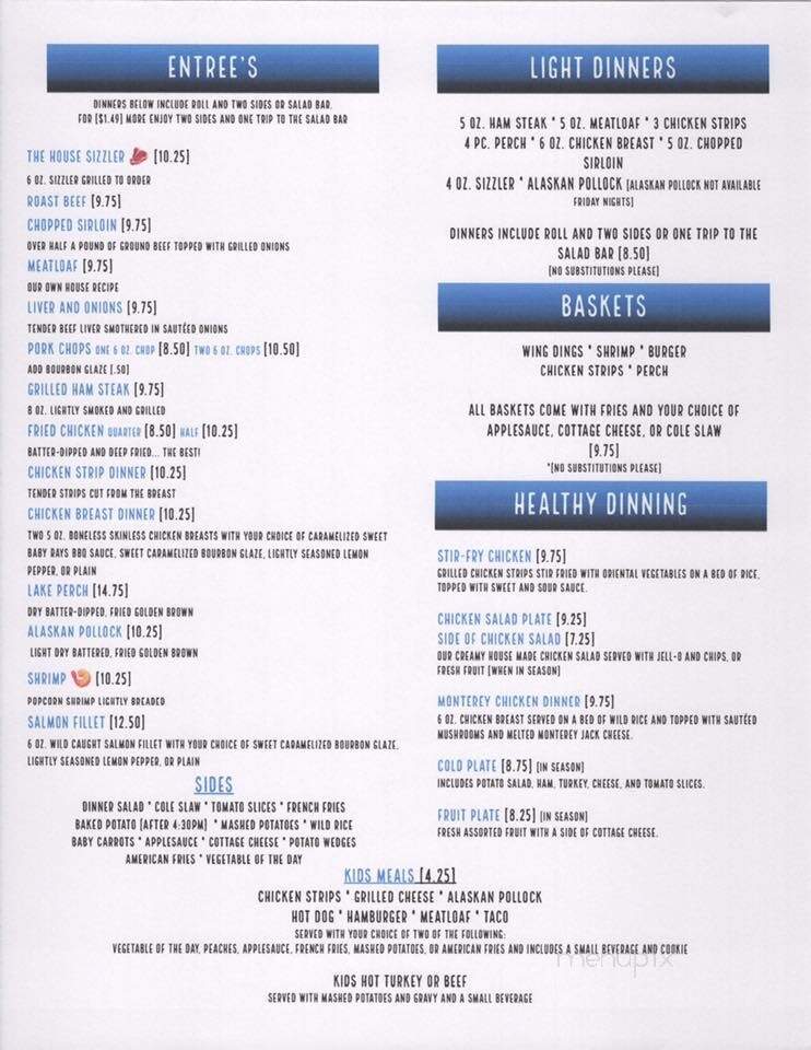 Community Restaurant - Zeeland, MI menu_pic